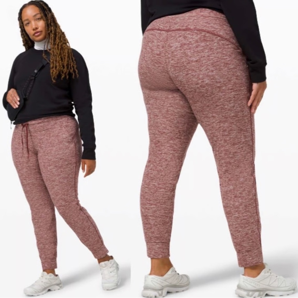 Lululemon Athletica Maroon Heathered Joggers |Size 6